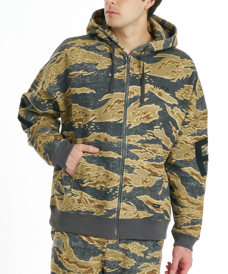 JACKROSE(ジャックローズ) |RVCA/ルーカ ARCH BACK SIDE ZIP HD パーカー(MENS)