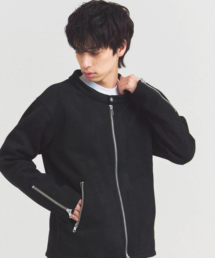 JACKROSE(ジャックローズ) |JE フェイクスエード シングルライダース(MENS)