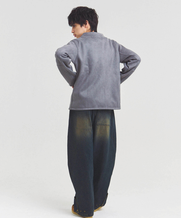 JACKROSE(ジャックローズ) |JE フェイクスエード シングルライダース(MENS)