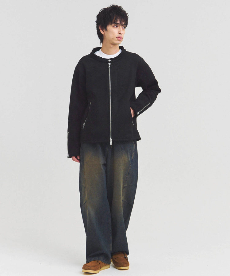 JACKROSE(ジャックローズ) |JE フェイクスエード シングルライダース(MENS)