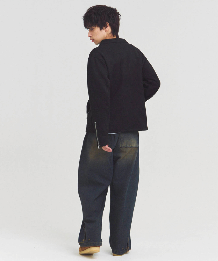 JACKROSE(ジャックローズ) |JE フェイクスエード シングルライダース(MENS)