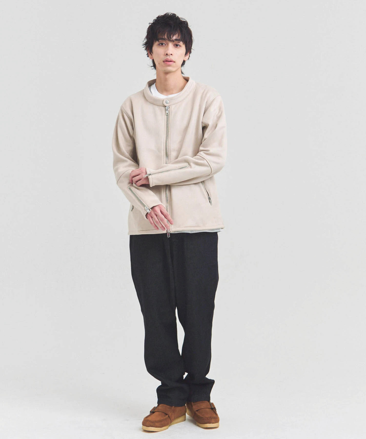 JACKROSE(ジャックローズ) |JE フェイクスエード シングルライダース(MENS)
