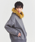 JACKROSE(ジャックローズ) |JE フェイクスエード ファーZIPパーカー(MENS)