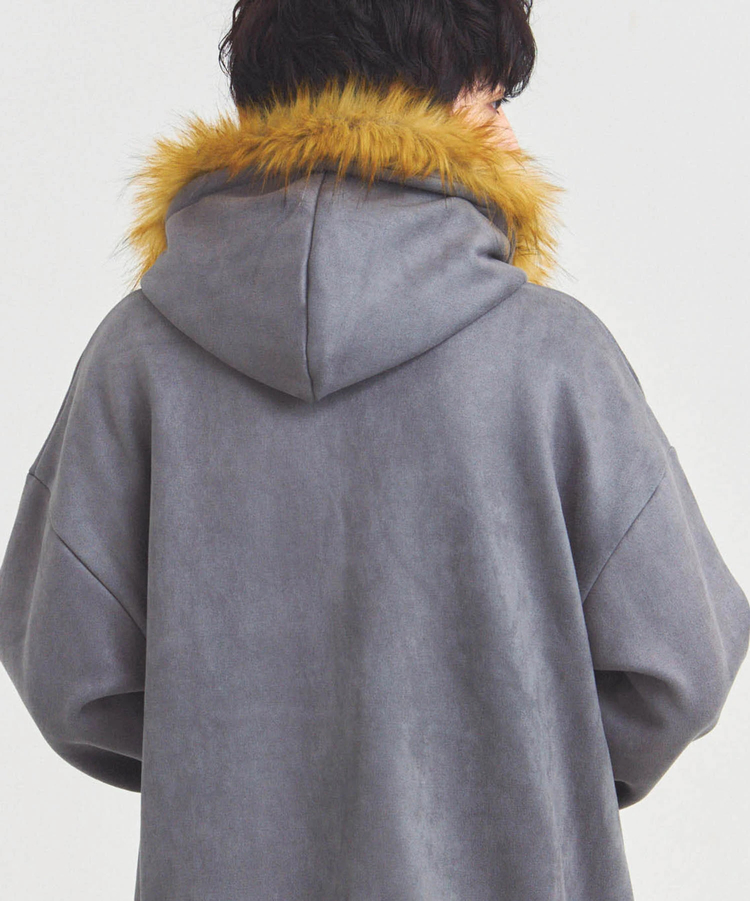 JACKROSE(ジャックローズ) |JE フェイクスエード ファーZIPパーカー(MENS)