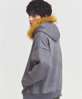 JACKROSE(ジャックローズ) |JE フェイクスエード ファーZIPパーカー(MENS)