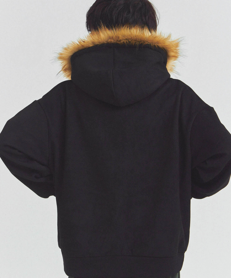 JACKROSE(ジャックローズ) |JE フェイクスエード ファーZIPパーカー(MENS)