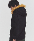JACKROSE(ジャックローズ) |JE フェイクスエード ファーZIPパーカー(MENS)