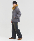 JACKROSE(ジャックローズ) |JE フェイクスエード ファーZIPパーカー(MENS)