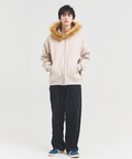 JACKROSE(ジャックローズ) |JE フェイクスエード ファーZIPパーカー(MENS)