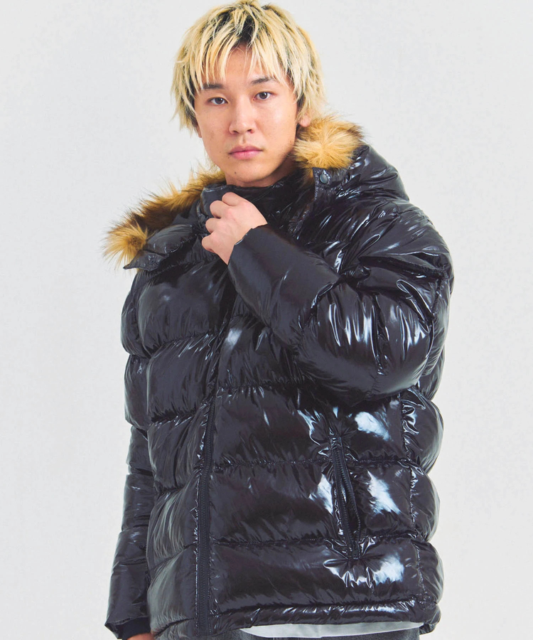 JACKROSE(ジャックローズ) |GA SHINY FUR PUFF-JACKET(MENS)