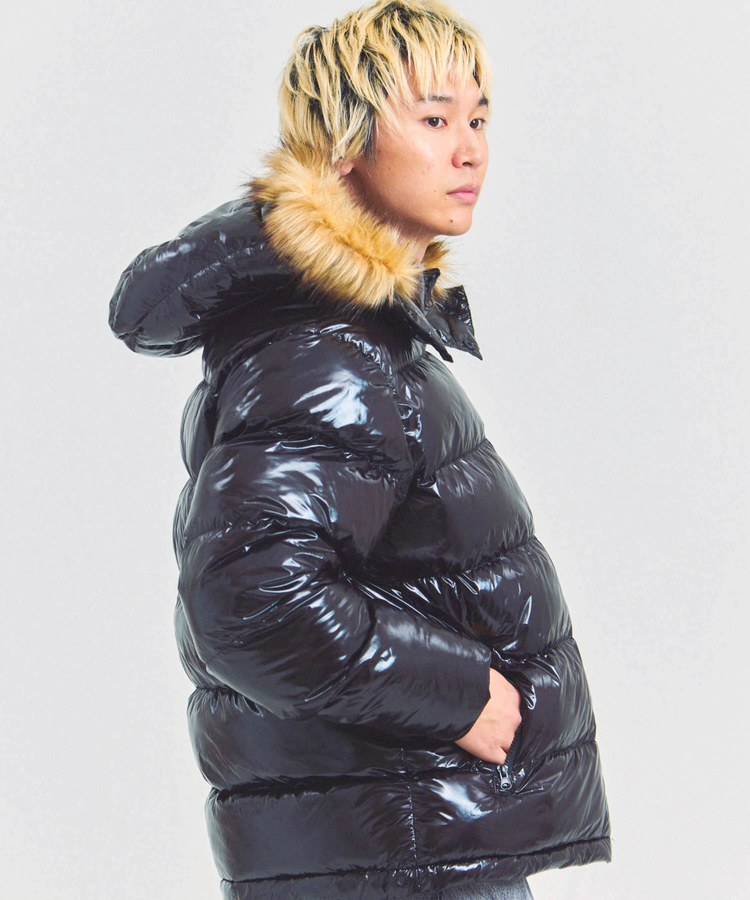JACKROSE(ジャックローズ) |GA SHINY FUR PUFF-JACKET(MENS)