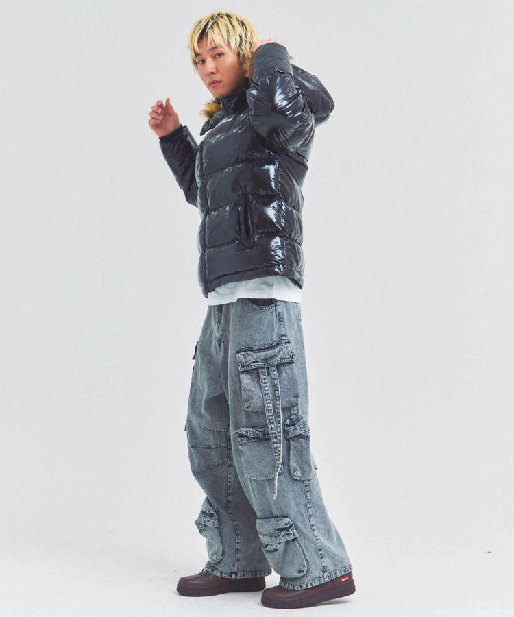 JACKROSE(ジャックローズ) |GA SHINY FUR PUFF-JACKET(MENS)