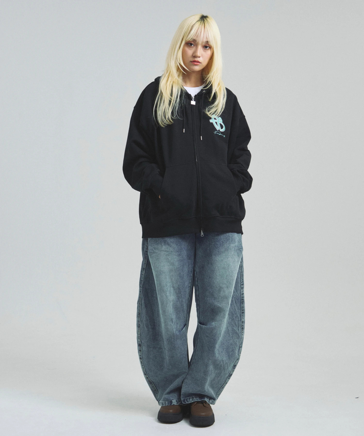 JACKROSE(ジャックローズ) |FUBU/フブ ZIP Hoodie［GALLIS ADDICTION別注］(MENS)