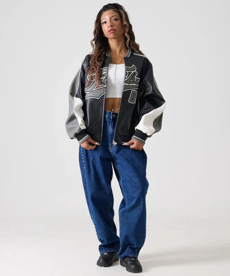 JACKROSE(ジャックローズ) |FUBU/フブ Faux Leather Game Jacket(MENS)