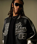 JACKROSE(ジャックローズ) |FUBU/フブ Faux Leather Game Jacket(MENS)