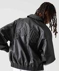 JACKROSE(ジャックローズ) |FUBU/フブ Faux Leather Studs Patch Jacket(MENS)