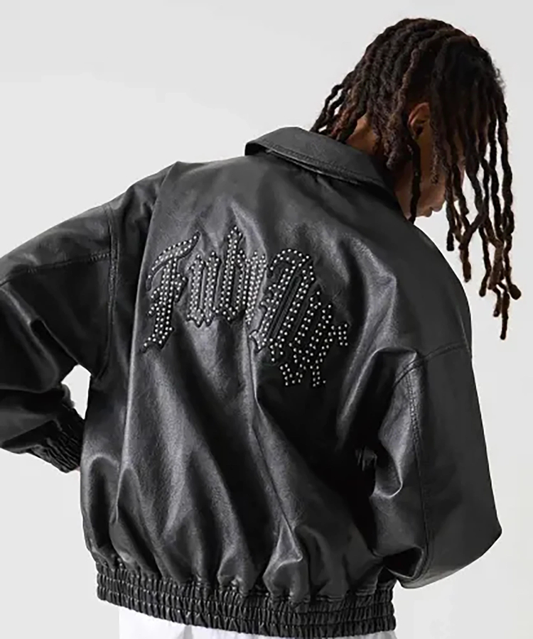 JACKROSE(ジャックローズ) |FUBU/フブ Faux Leather Studs Patch Jacket(MENS)