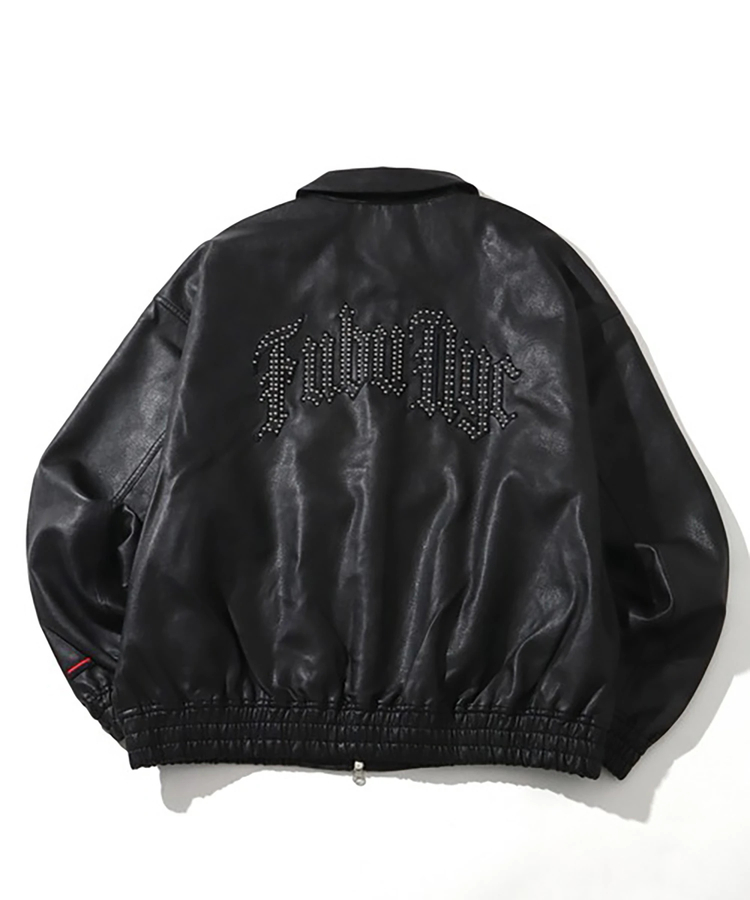 JACKROSE(ジャックローズ) |FUBU/フブ Faux Leather Studs Patch Jacket(MENS)