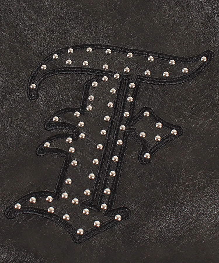 JACKROSE(ジャックローズ) |FUBU/フブ Faux Leather Studs Patch Jacket(MENS)