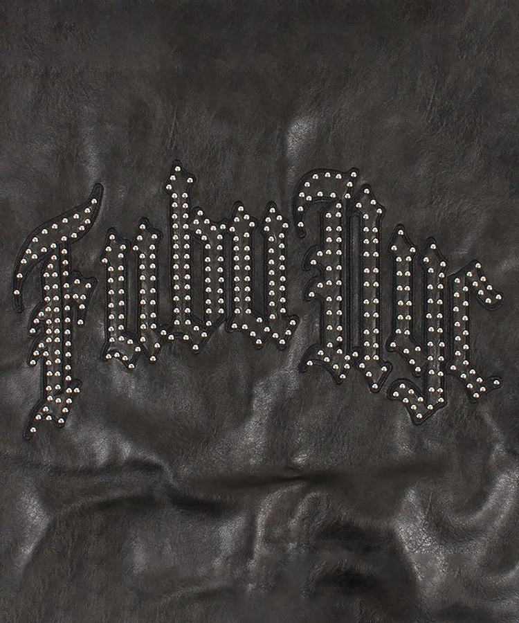 JACKROSE(ジャックローズ) |FUBU/フブ Faux Leather Studs Patch Jacket(MENS)