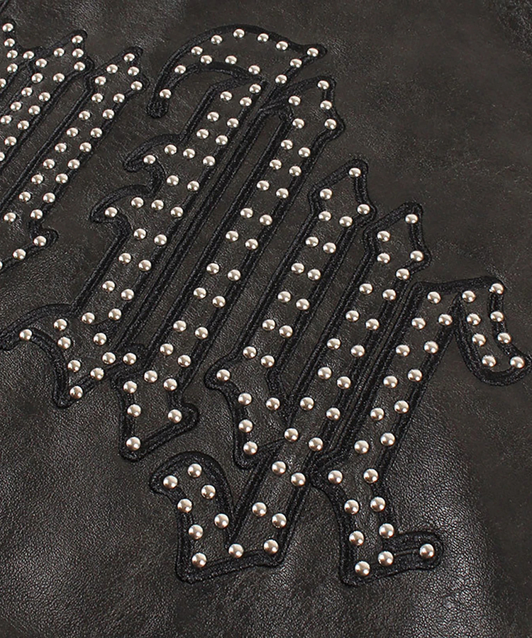 JACKROSE(ジャックローズ) |FUBU/フブ Faux Leather Studs Patch Jacket(MENS)