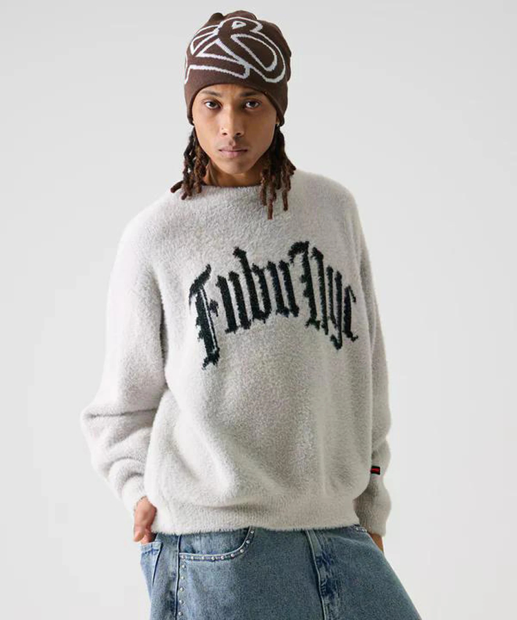 JACKROSE(ジャックローズ) |FUBU/フブ Shaggy Knit Crew(MENS)