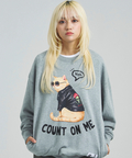 JACKROSE(ジャックローズ) |JE-Yeah.DOG&CAT.Nikukyu-クルースウェット(MENS/WOMENS)