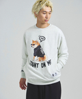 JACKROSE(ジャックローズ) |JE-Yeah.DOG&CAT.Nikukyu-クルースウェット(MENS/WOMENS)