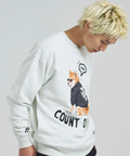JACKROSE(ジャックローズ) |JE-Yeah.DOG&CAT.Nikukyu-クルースウェット(MENS/WOMENS)