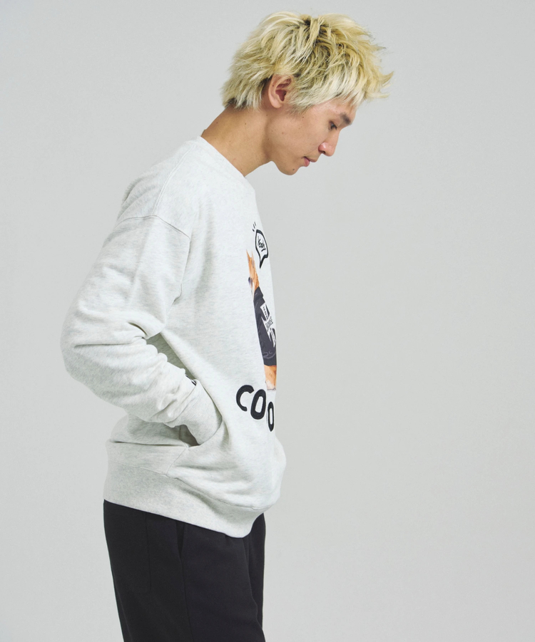 JACKROSE(ジャックローズ) |JE-Yeah.DOG&CAT.Nikukyu-クルースウェット(MENS/WOMENS)