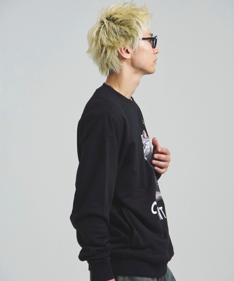 JACKROSE(ジャックローズ) |JE-Yeah.DOG&CAT.Nikukyu-クルースウェット(MENS/WOMENS)