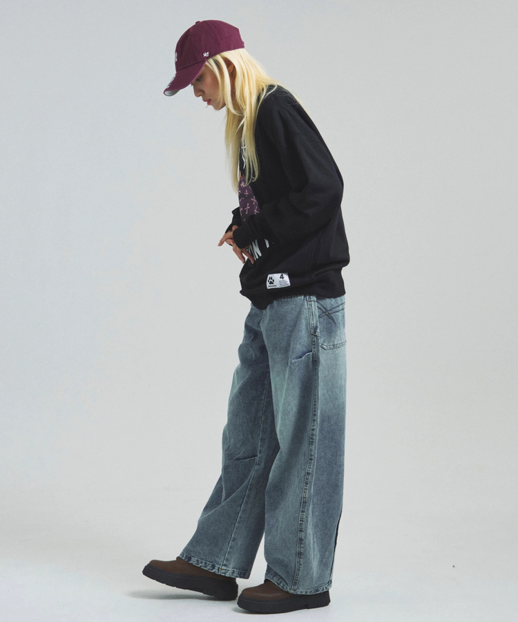 JACKROSE(ジャックローズ) |JE-Yeah.DOG&CAT.Nikukyu-クルースウェット(MENS/WOMENS)