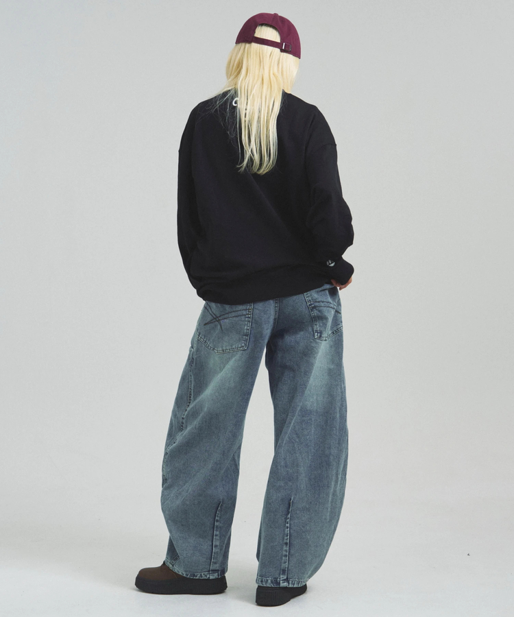 JACKROSE(ジャックローズ) |JE-Yeah.DOG&CAT.Nikukyu-クルースウェット(MENS/WOMENS)