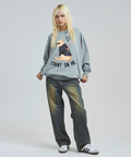 JACKROSE(ジャックローズ) |JE-Yeah.DOG&CAT.Nikukyu-クルースウェット(MENS/WOMENS)