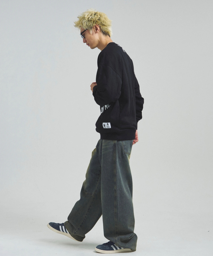 JACKROSE(ジャックローズ) |JE-Yeah.DOG&CAT.Nikukyu-クルースウェット(MENS/WOMENS)