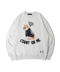 JACKROSE(ジャックローズ) |JE-Yeah.DOG&CAT.Nikukyu-クルースウェット(MENS/WOMENS)