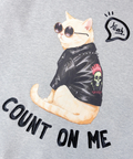 JACKROSE(ジャックローズ) |JE-Yeah.DOG&CAT.Nikukyu-クルースウェット(MENS/WOMENS)