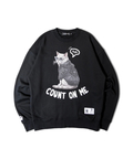 JACKROSE(ジャックローズ) |JE-Yeah.DOG&CAT.Nikukyu-クルースウェット(MENS/WOMENS)