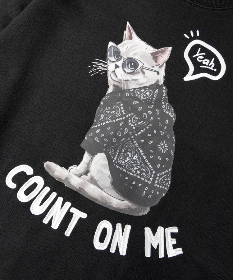 JACKROSE(ジャックローズ) |JE-Yeah.DOG&CAT.Nikukyu-クルースウェット(MENS/WOMENS)