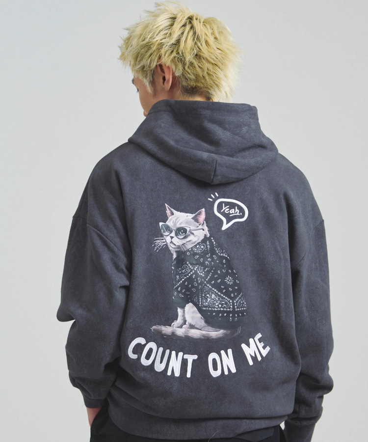 JACKROSE(ジャックローズ) |JE-Yeah.DOG&CAT.Nikukyu-ジップパーカー(MENS/WOMENS)
