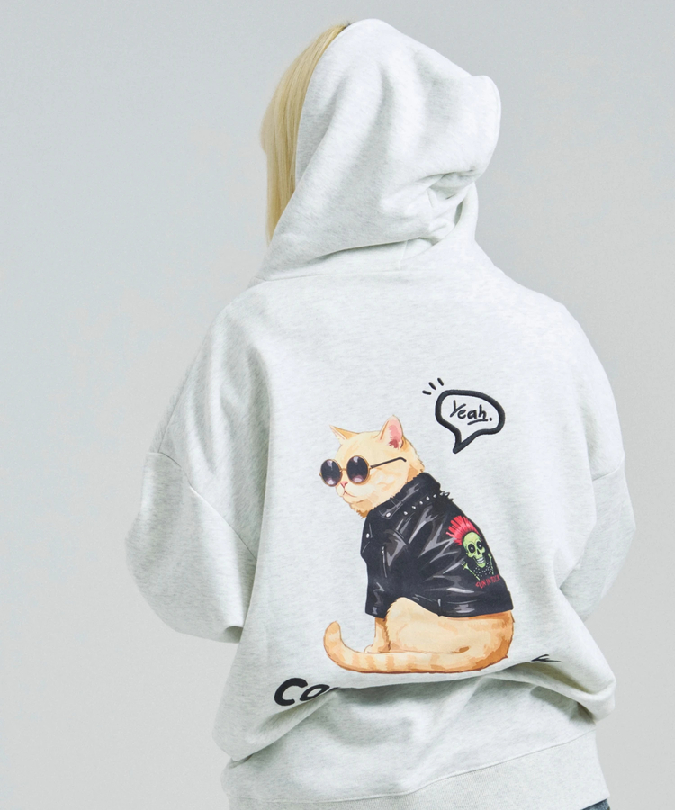 JACKROSE(ジャックローズ) |JE-Yeah.DOG&CAT.Nikukyu-ジップパーカー(MENS/WOMENS)