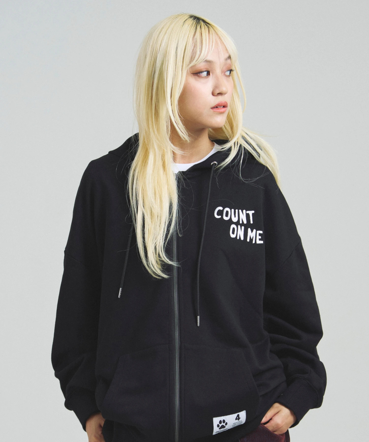 JACKROSE(ジャックローズ) |JE-Yeah.DOG&CAT.Nikukyu-ジップパーカー(MENS/WOMENS)