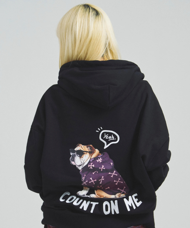 JACKROSE(ジャックローズ) |JE-Yeah.DOG&CAT.Nikukyu-ジップパーカー(MENS/WOMENS)