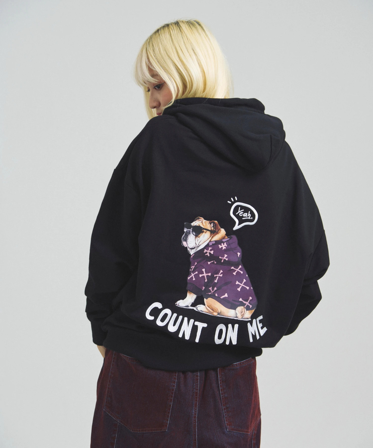 JACKROSE(ジャックローズ) |JE-Yeah.DOG&CAT.Nikukyu-ジップパーカー(MENS/WOMENS)