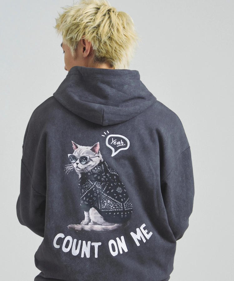 JACKROSE(ジャックローズ) |JE-Yeah.DOG&CAT.Nikukyu-ジップパーカー(MENS/WOMENS)