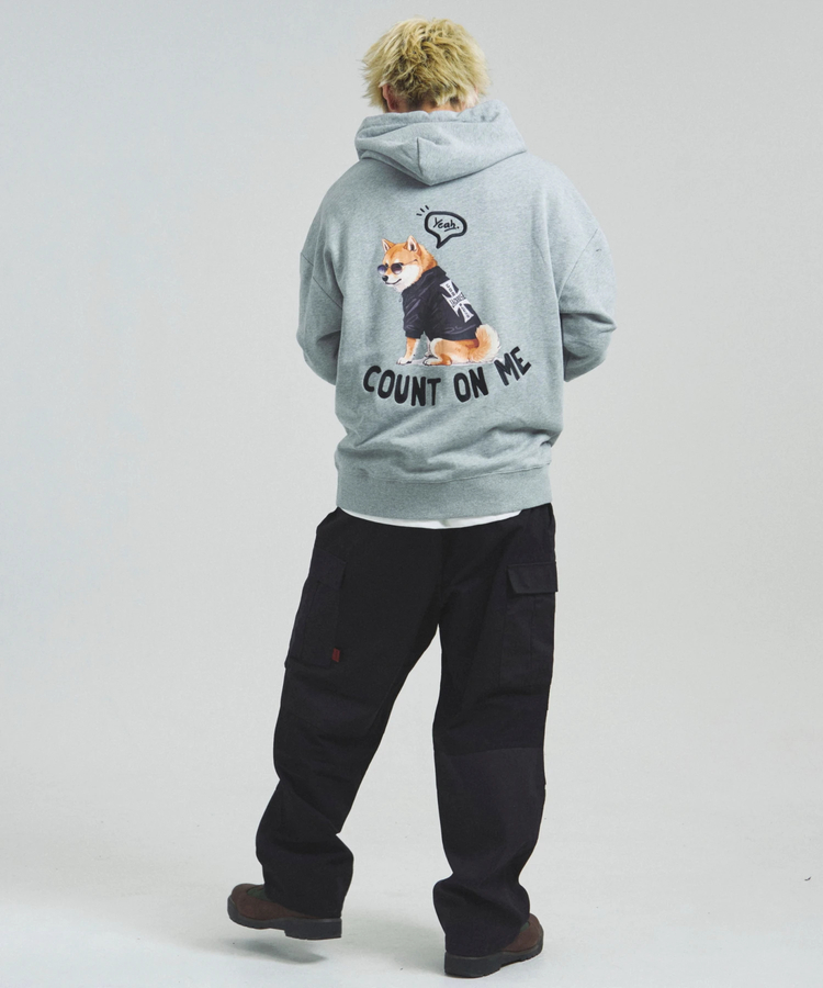 JACKROSE(ジャックローズ) |JE-Yeah.DOG&CAT.Nikukyu-ジップパーカー(MENS/WOMENS)