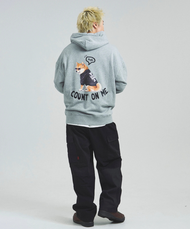 JACKROSE(ジャックローズ) |JE-Yeah.DOG&CAT.Nikukyu-ジップパーカー(MENS/WOMENS)