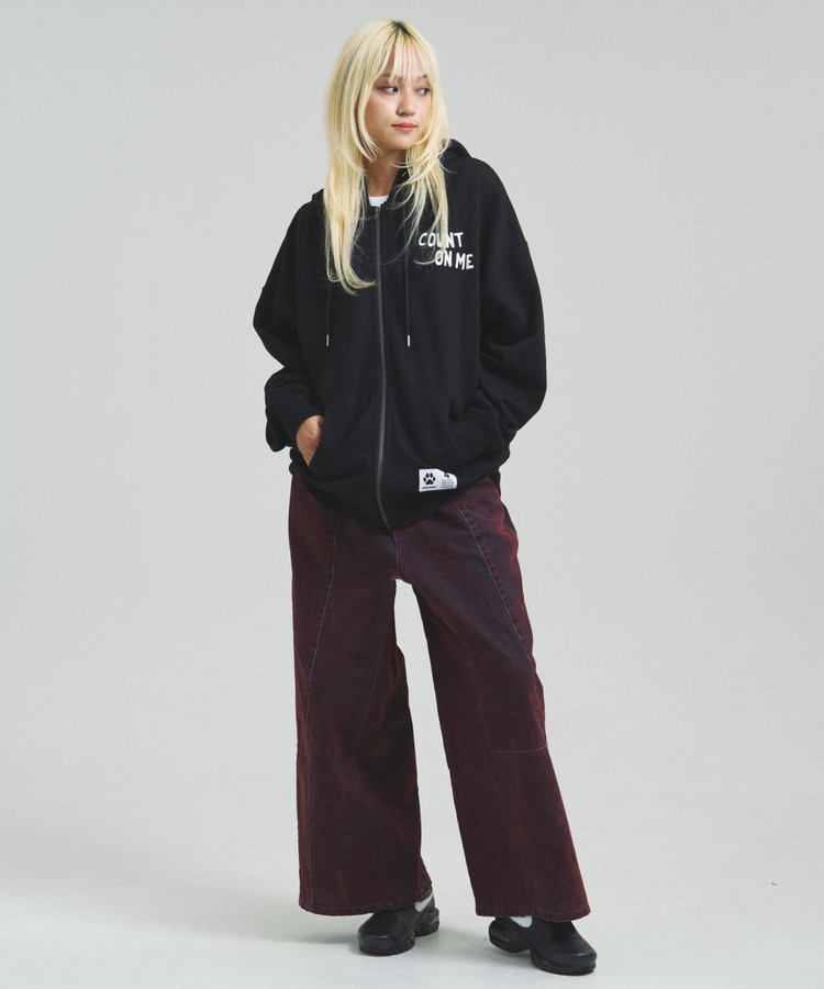 JACKROSE(ジャックローズ) |JE-Yeah.DOG&CAT.Nikukyu-ジップパーカー(MENS/WOMENS)