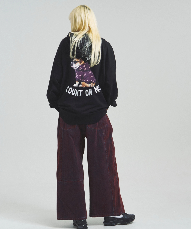 JACKROSE(ジャックローズ) |JE-Yeah.DOG&CAT.Nikukyu-ジップパーカー(MENS/WOMENS)