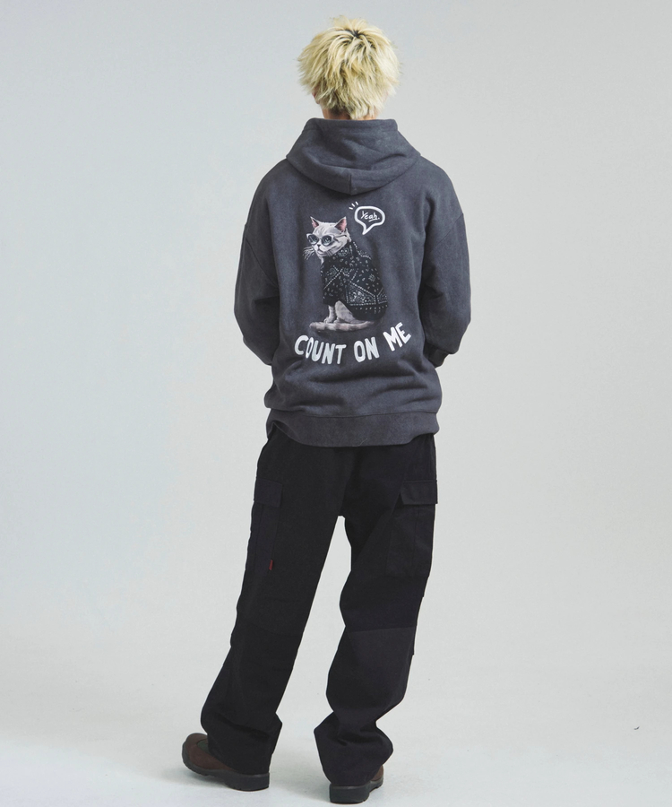 JACKROSE(ジャックローズ) |JE-Yeah.DOG&CAT.Nikukyu-ジップパーカー(MENS/WOMENS)
